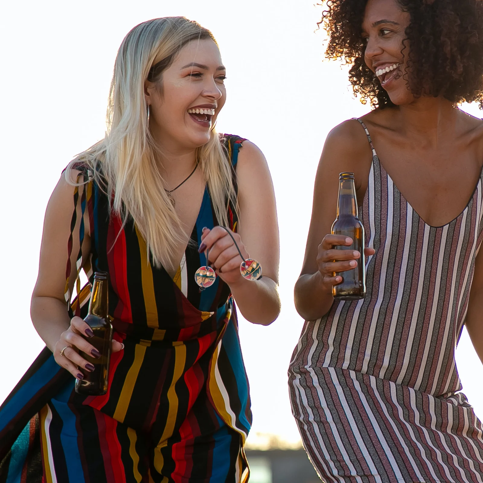 Ball One Handed Musical Instrument Hand Rhythm Single Aslatua Painted