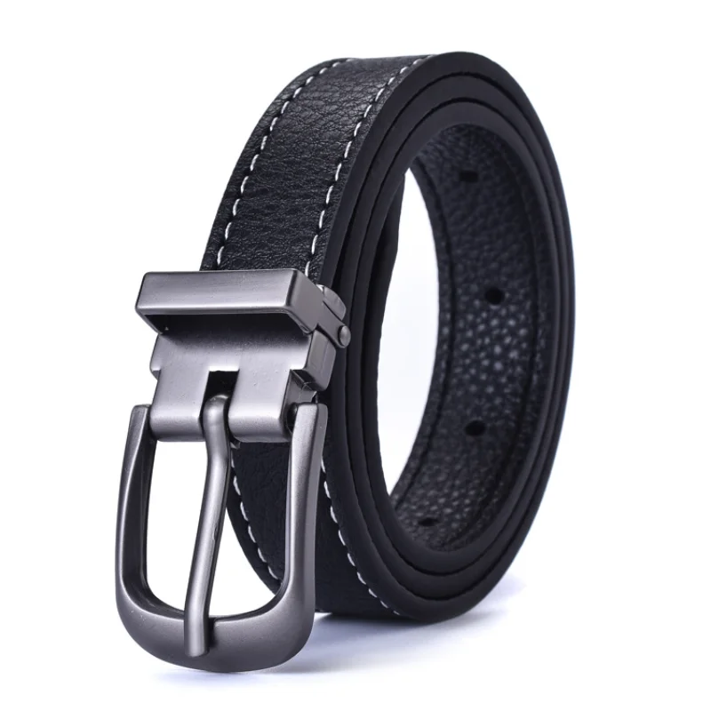 New Style Fashion Children Leather Belts Design Alloy Pin Buckle Boys Girls Kid Casual Waistband Jeans  Adjustable Men's Belt