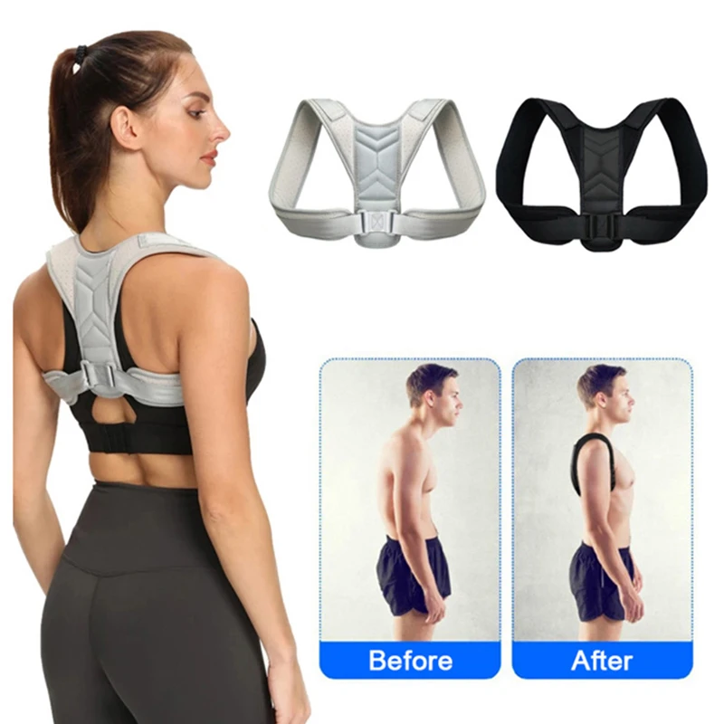 

Adjustable Back Shoulder Posture Corrector Belt Back Support Belt Shoulder Spine Brace Shape Body Anti-hunchback For Men Women
