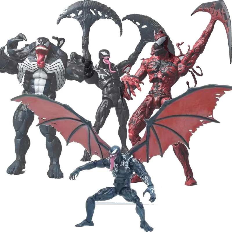 

Фигурки героев Marvel, легенды, Веном, карнидж, клес, каседин мафекс 088, Веном с крыльями, суставами, подвижная экшн-фигурка, игрушка