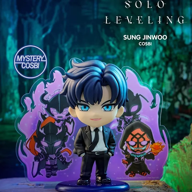 Фото Коллекционная мини-фигурка Hot Toys Solo Leveling Cosbi Blind Box из ПВХ, декор для стола, загадочная игрушка-сюрприз, подарок для фанатов №4
