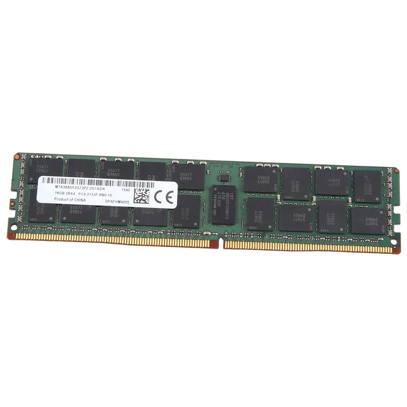 

For MT 16GB DDR4 Server RAM Memory 2133Mhz PC4-17000 288PIN 2Rx4 RECC Memory RAM 1.2V REG ECC RAM Durable