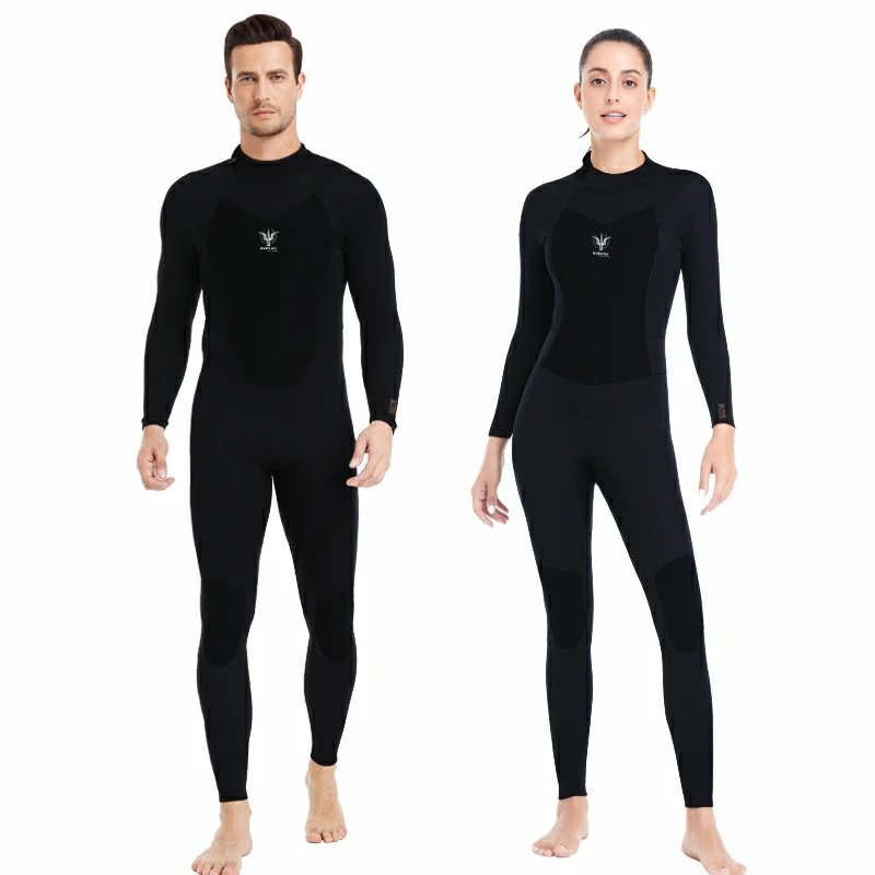 

3/2MM Neoprene Kitesurf Wetsuit Men Surf Thick Swimsuit Women Scuba Freediving Diving Suit Man Underwater Fishing Full Wet Suit