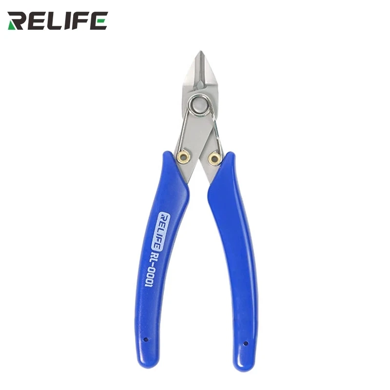 

RL 0001 5" Precision Diagonal Pliers Cutting Pliers for Wire Cable Cutter High Hardness HDR 56-58 Electronic Repair Hand Tools