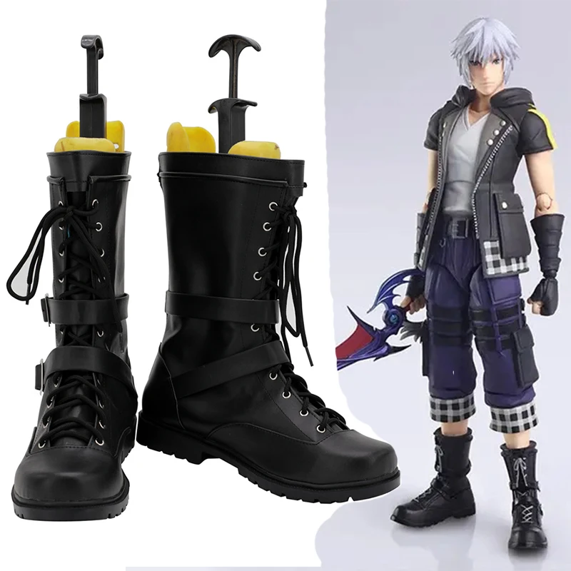 

Kingdom Hearts 3 Riku Cosplay shoes Boots Custom Made Halloween Carnival Adult Men Boots