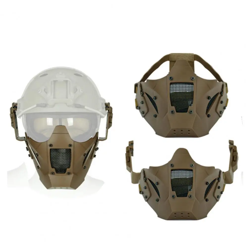 

Чехол для косплея CS, привлекательный дышащий Легкий Тактический Защитный полулицевой чехол для страйкбола для вечеринки