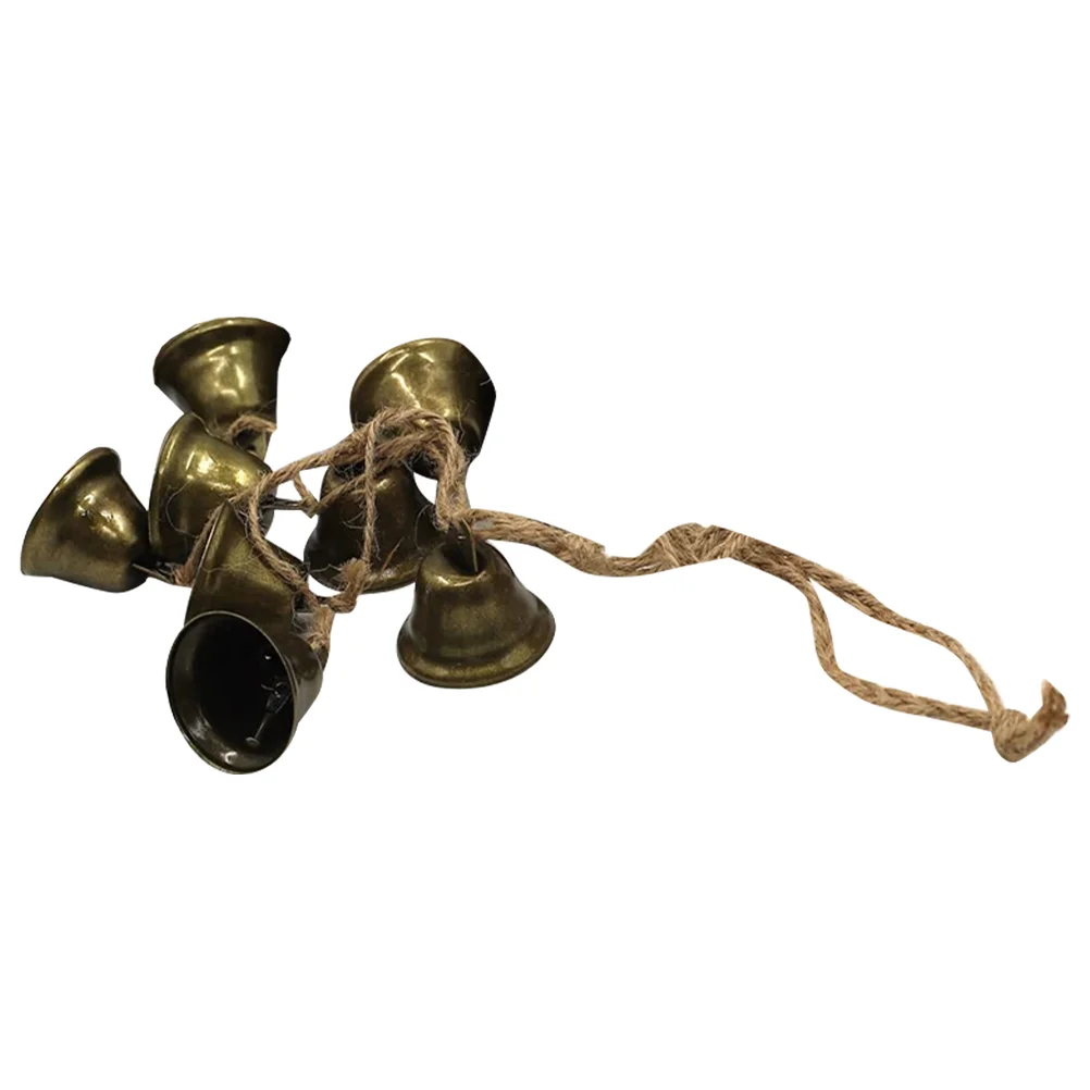 

Witch Wind Chime Bell Hanging Decor Bells Windchime Pendant Protection Hemp Rope Metal