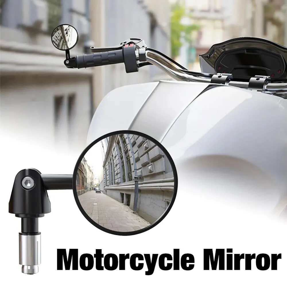 

Motorcycle Retro Modified Handlebar Mirror Full Angle Folding Reversing Handlebar Rearview Mirror Motorcycle Decoration Supplies