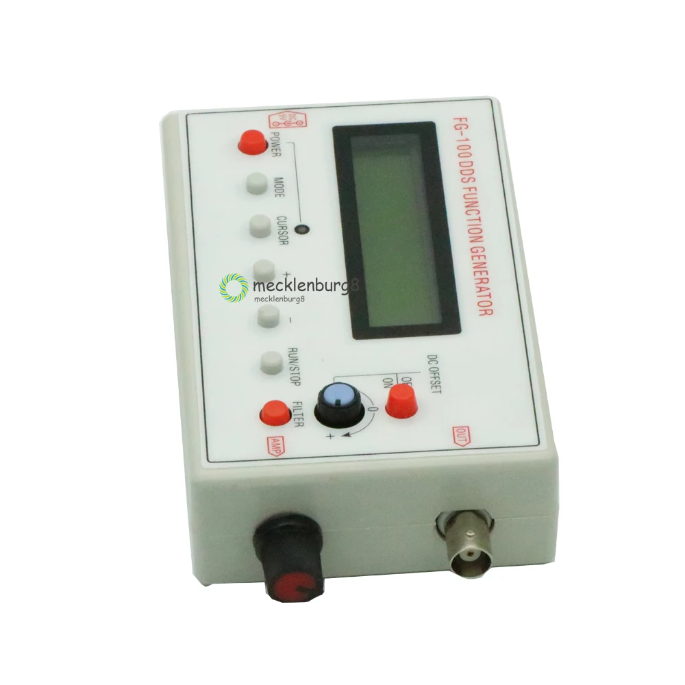 

DDS Signal Generator 1602 LCD Display 1Hz-500KHz Functional Sine Triangle Square Frequency Sawtooth Wave Waveform