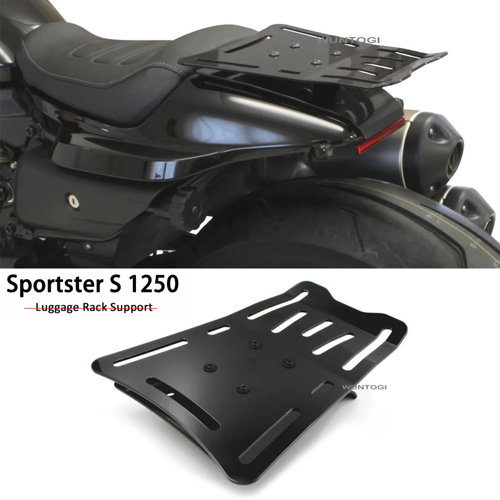 For Sportster S 1250 Accessories Rear Luggage Rack RH1250 S 2021 2022 Motorcycle Rear Fender Luggage Rack Support Shelf