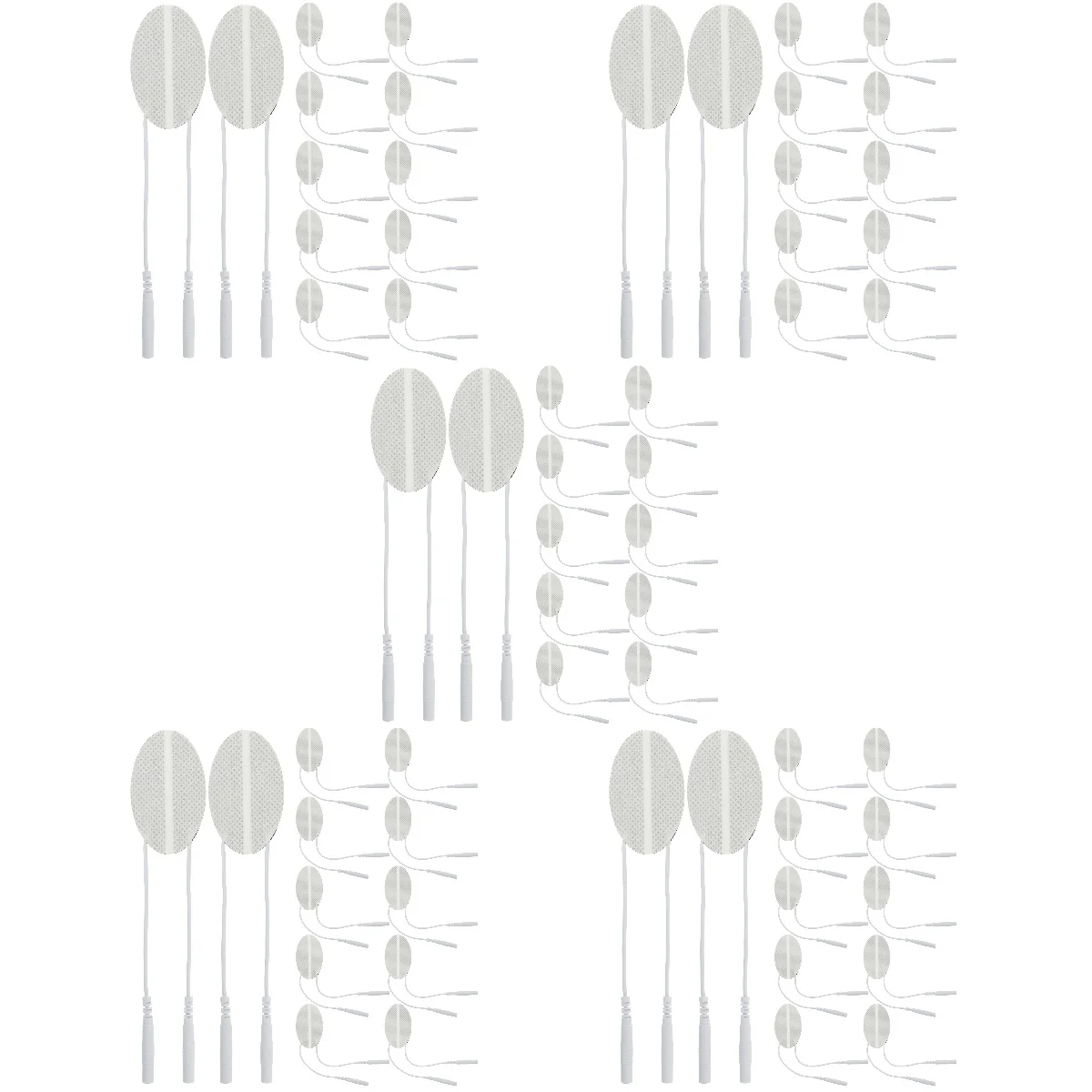 

50 Pcs Professional Electrode Pads Convenient Pads Multi-function Silicone