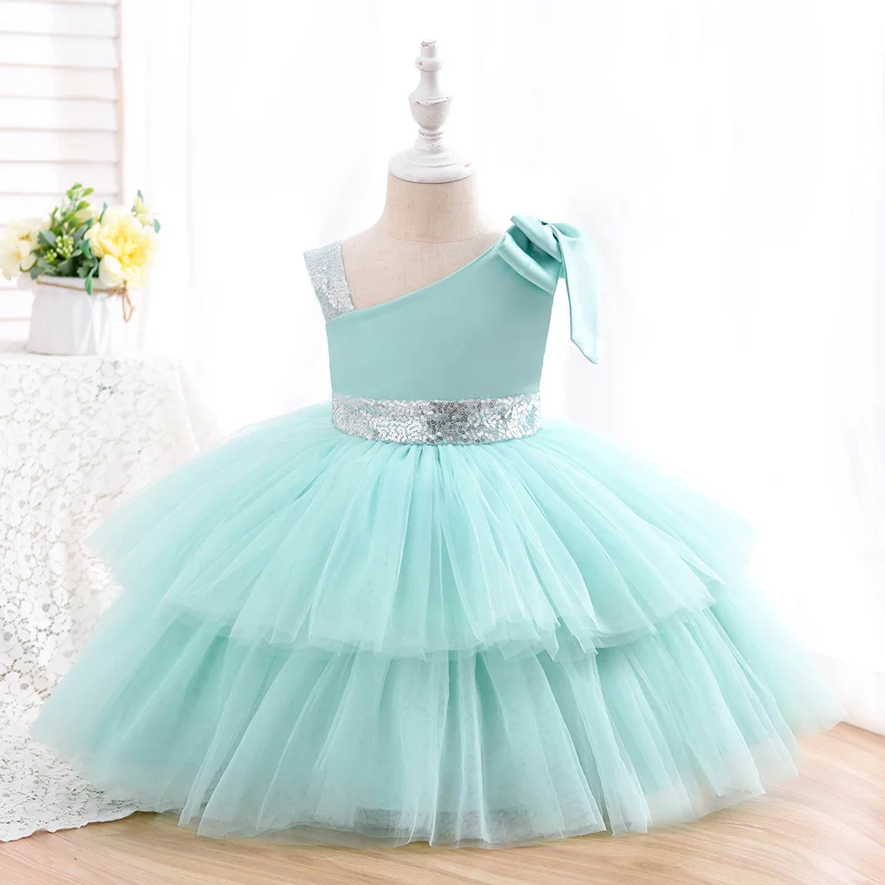 

Summer Girl Princess Dress Tulle Child Vestido Wedding Party Birthday Tutu Dress Child Tutu Dress Birthday Party Children Wear