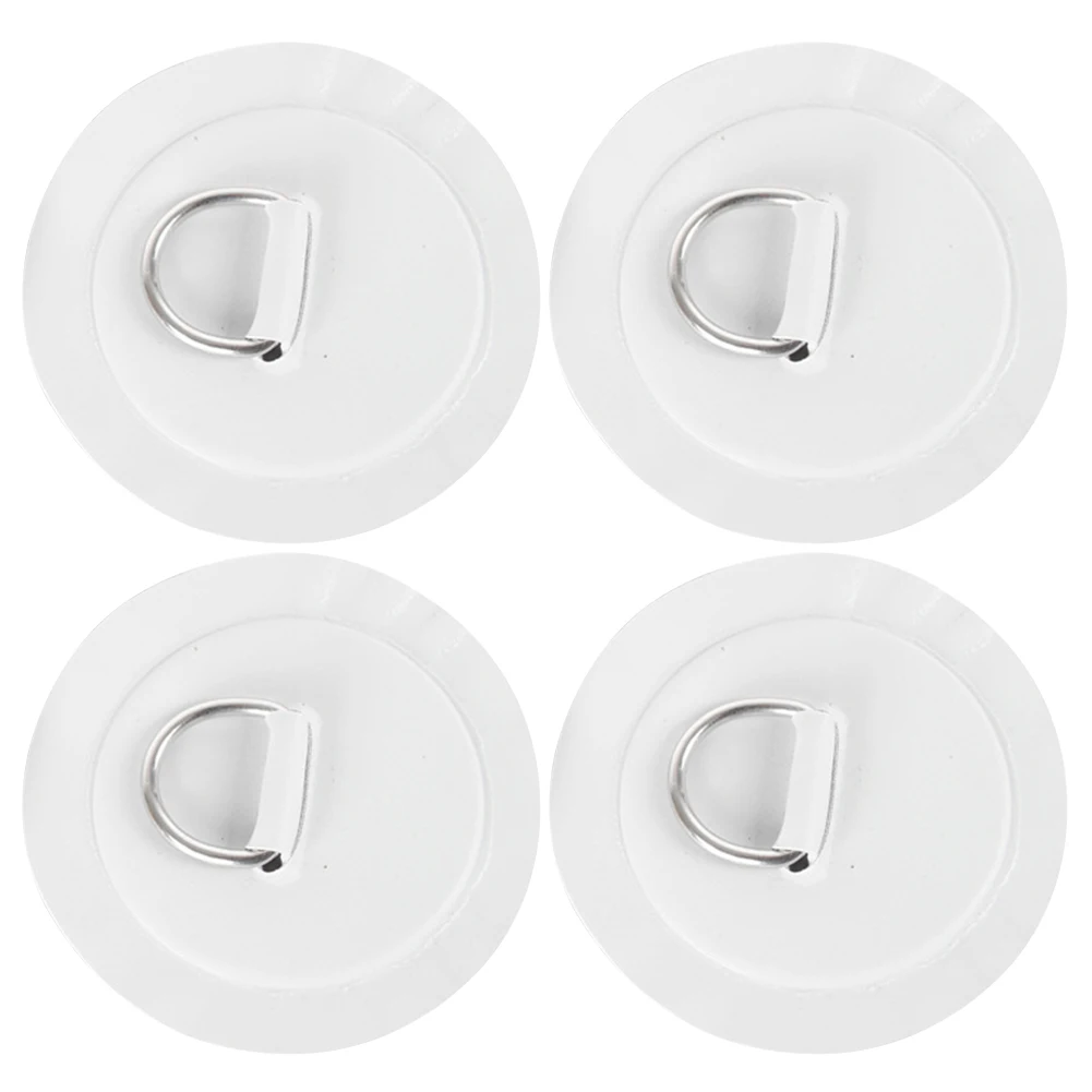 

5cm Canoe Accessories Kayak Lightweight Round Inflatable Boat Paddle Board Stainless Steel Raft Dinghy D-ring Patch Pad Handle