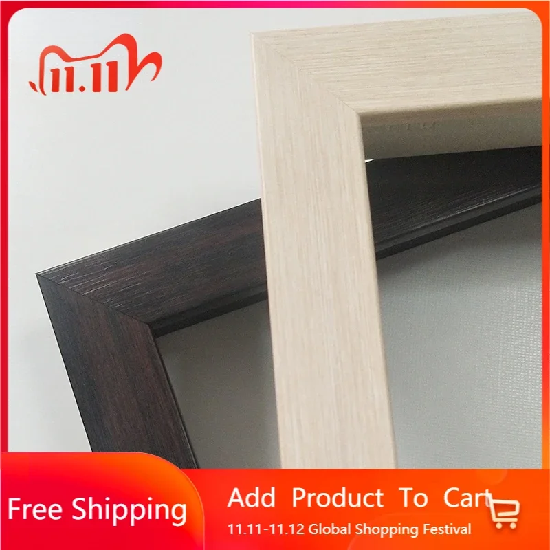 

Настенный плакат с рамкой для фотографий, квадратная художественная винтажная рамка для друзей, деревянное персонализированное украшение, домашний декор WWH15XP