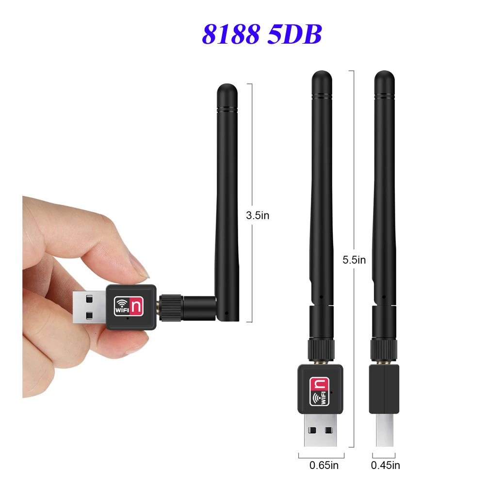 

USB Wi-Fi адаптер MT7601, 150 Мбит/с, 2,4 ГГц
