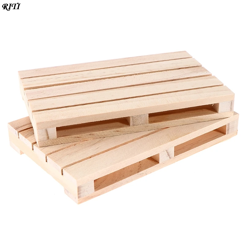 

Mini Wooden Pallet Beverage Coasters For Hot And Cold Drinks Wood Pallet Pot Cushion Craft Decoration