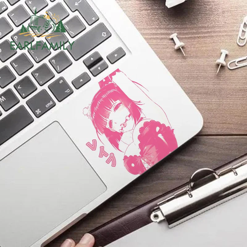 EARLFAMILY 13cm x 10.7cm for Hentai Girl Car Stickers Fashionable Simple Decal Scratch-Proof Motorcycle Laptop Decor Styling | Автомобили