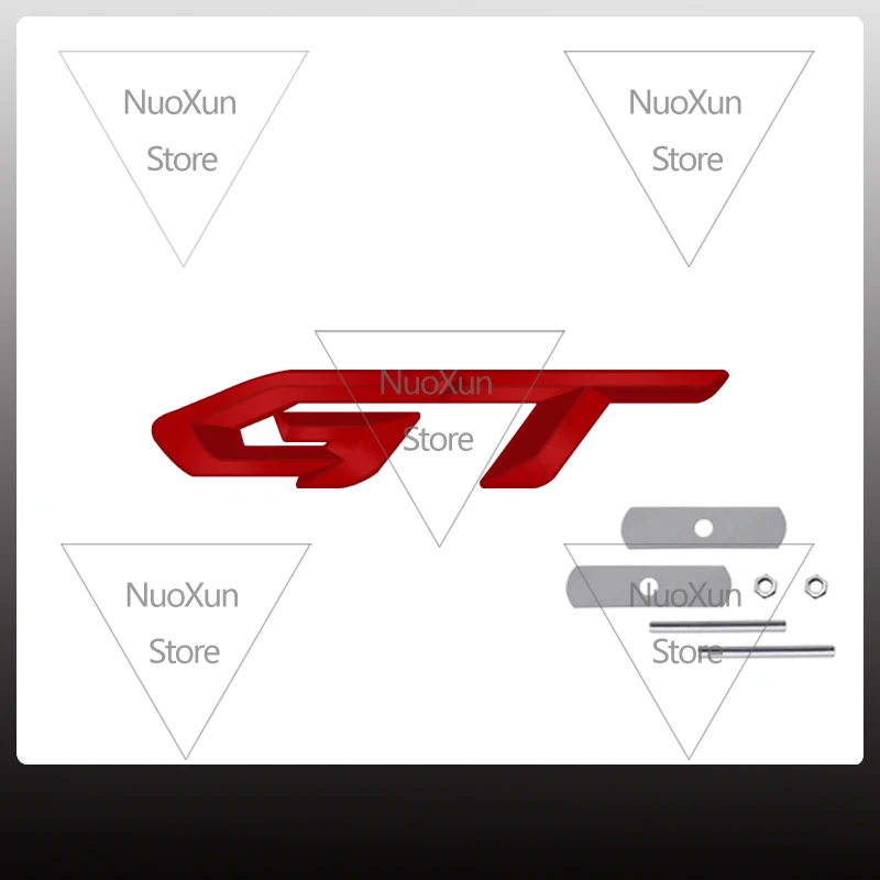 

1X GT автомобильный значок на радиатор для Peugeot 207 208 Hyundai Tucson Kia Sorento Sportage Логотип Металлический на багажник эмблема аксессуары