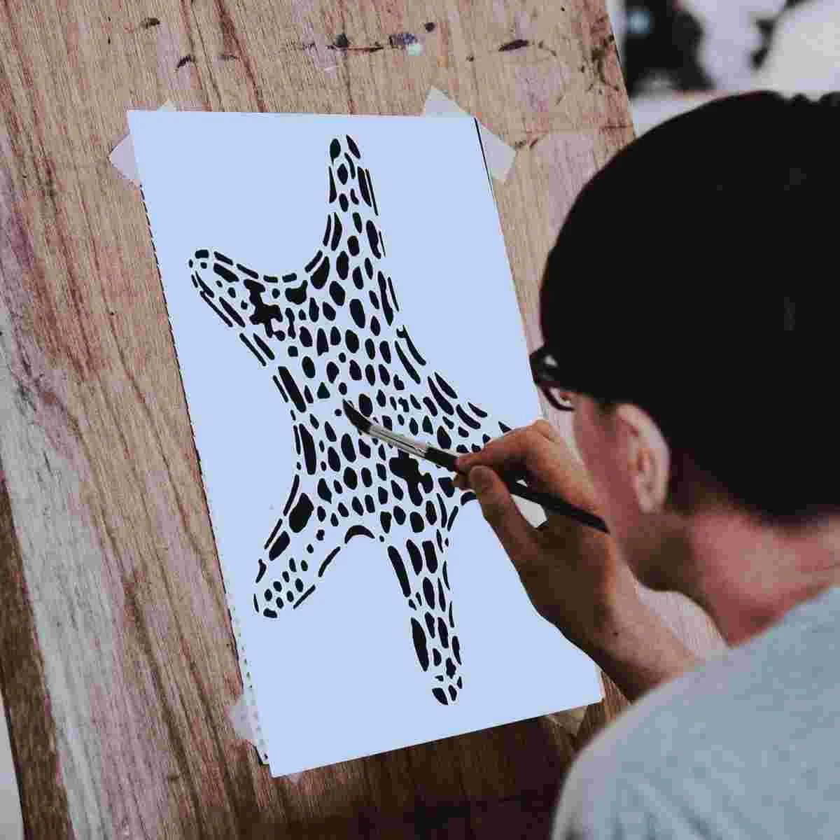 

8pcs Marine Life Stencils Stencils For Kidss Reusable Ocean Painting Spraying Mold DIY Crafts