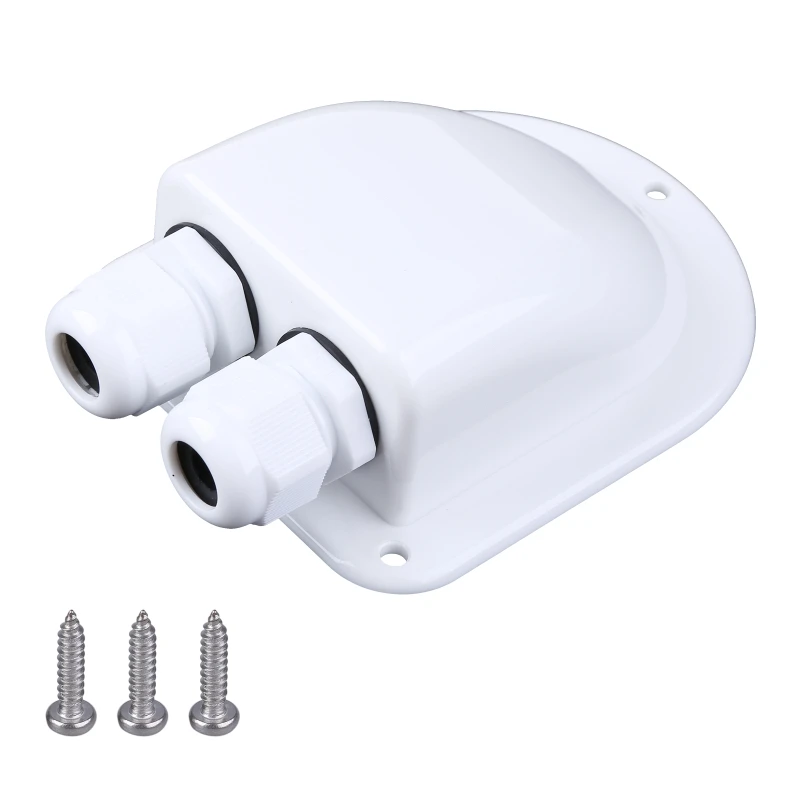 

Solar Cable Entry Gland Weather Resistant Dual Cables Entry Housing for Caravans