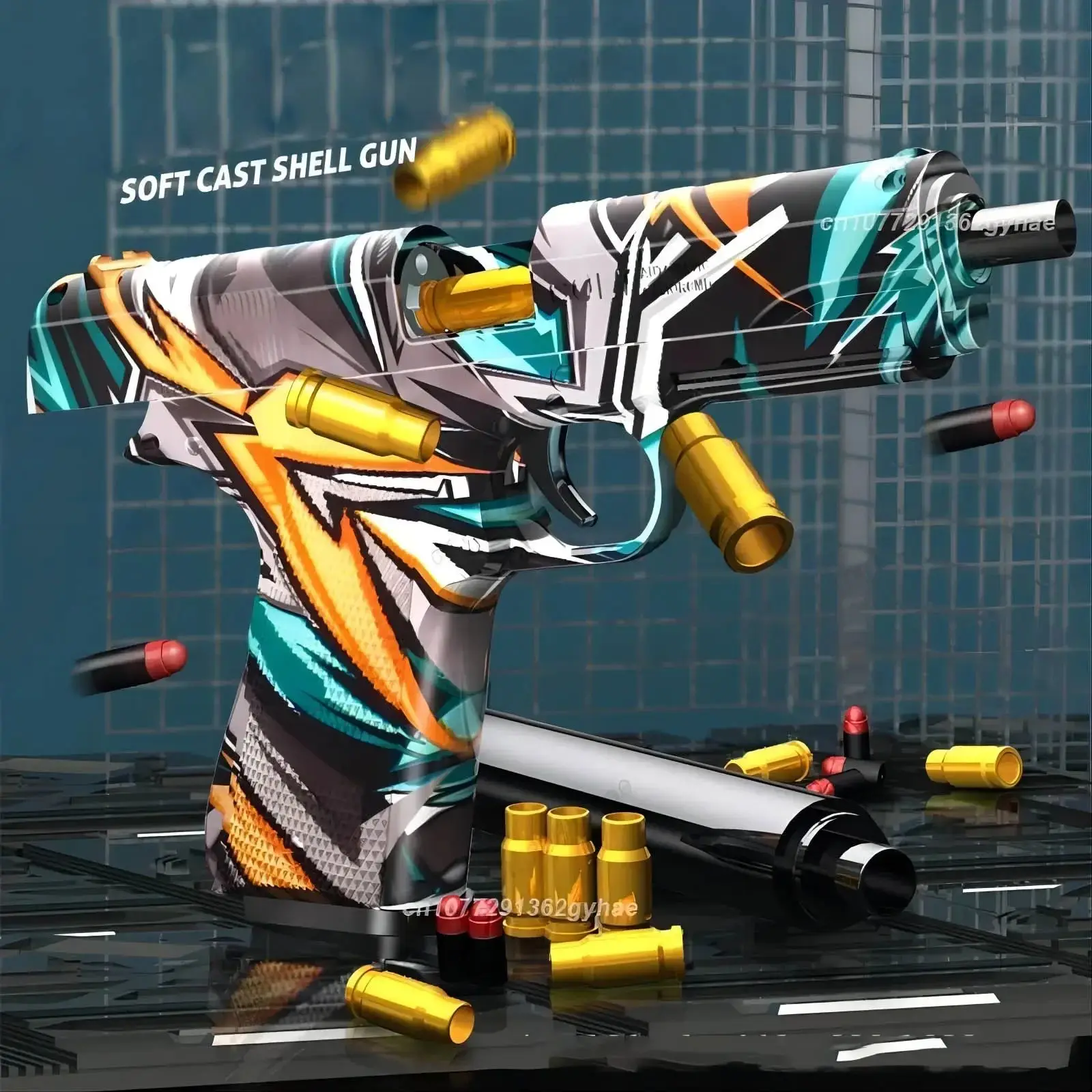 M1911 Игрушечный Пистолет С Мягкой Пулей Реалистичный Звуковой Бластер Дартс