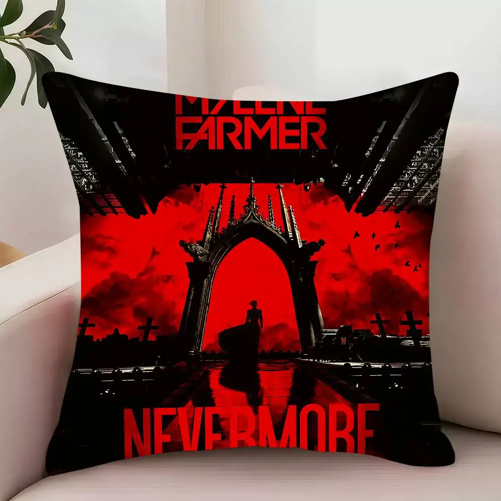 Фото Singer M-Mylene Farmer Nevermore наволочка Декор защитные чехлы удобные мягкие для дивана гостиной домашний офис №2