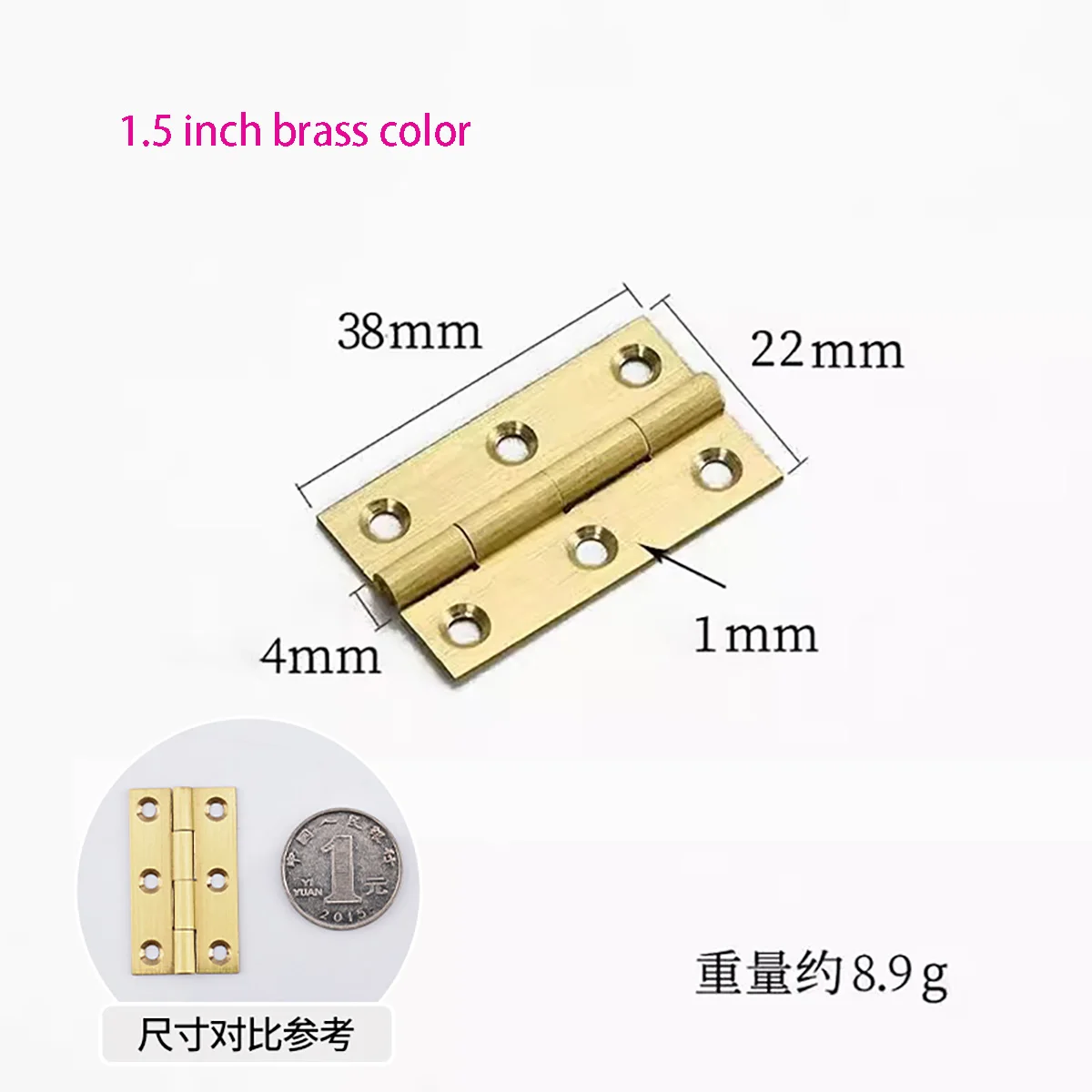 Мебельные петли латунные бронзовые 1/1.5/2/2.5/3/4 дюйма