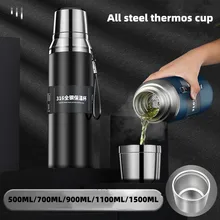 Large Capacity 316 Stainless Steel Thermos Water Cup Portable Outdoor Coffee Bottle Vacuum Flask Insulated Tumbler Stanley Cup