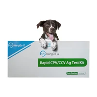 monggo q pack of 10 rapid cpvccv ag detection of canine feces testing kit for dogs 10pcs
