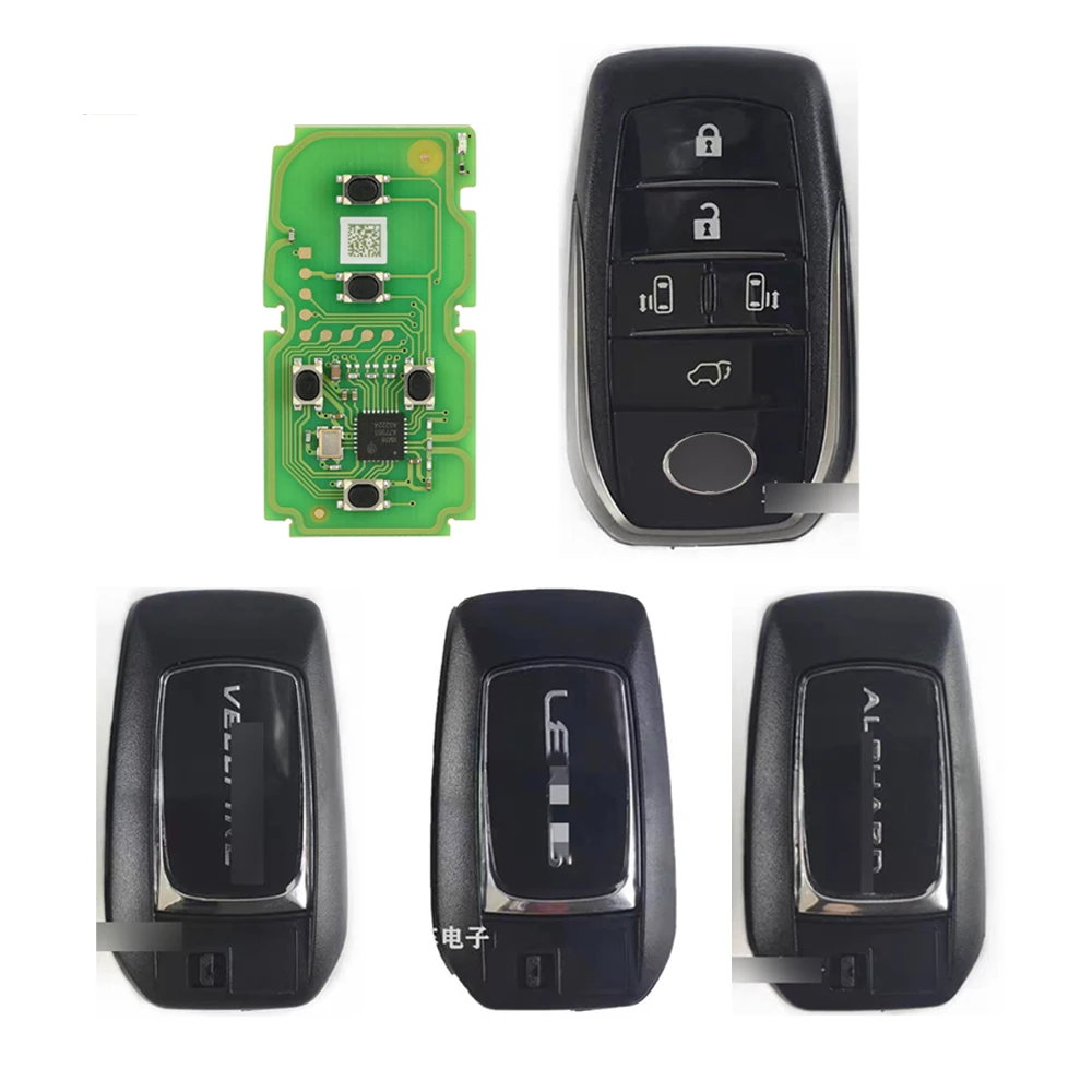 

Xhorse VVDI XSTO20EN TOY.T XM38 Smart Key PCB For Toyota Lexus 5 Button Shell