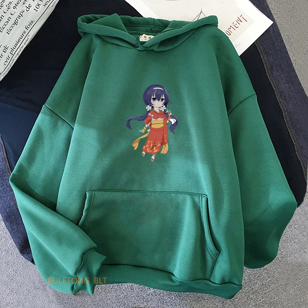 

Bungo Stray Dogs Kyouka Izumi The Girl Took The Flowers Cartoon Hoodie Women Fashion Cute Anime Clothes Sweatshirt O-neck Fleece