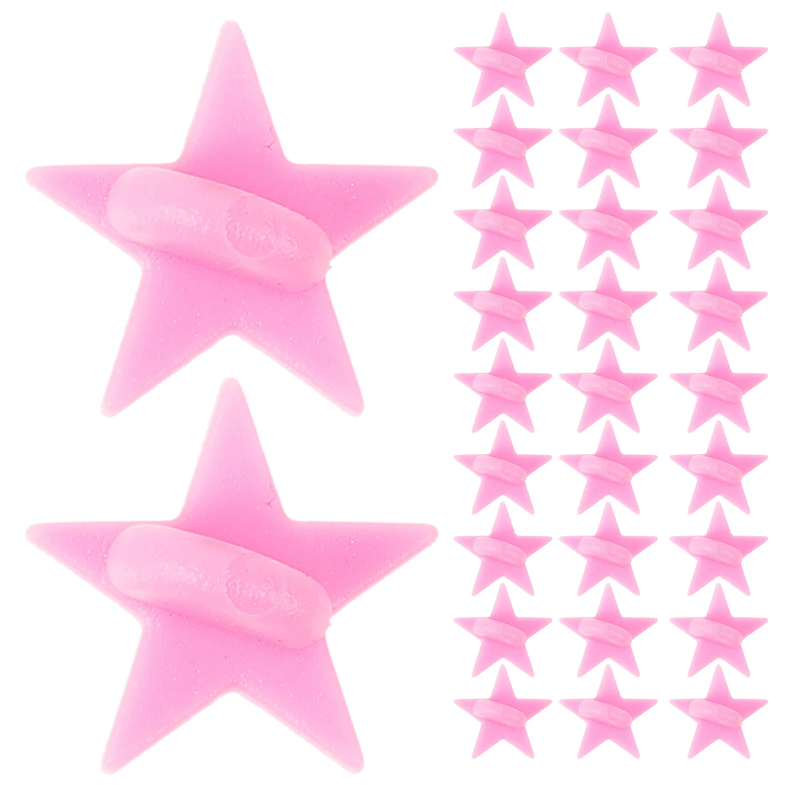 100Pcs Pin Back Lock Clamp Replaceable Pin Back Star Shape Locking Pin Back for Brooch Replacement