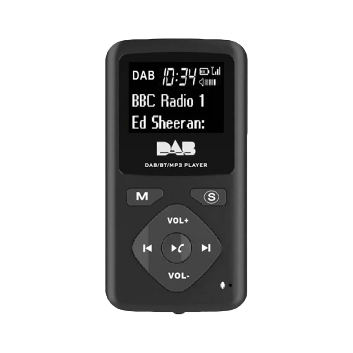 

Портативный FM/DAB цифровой Bluetooth-радиоприемник, персональный карманный FM мини-радиоприемник, MP3-плеер с Micro-USB для дома