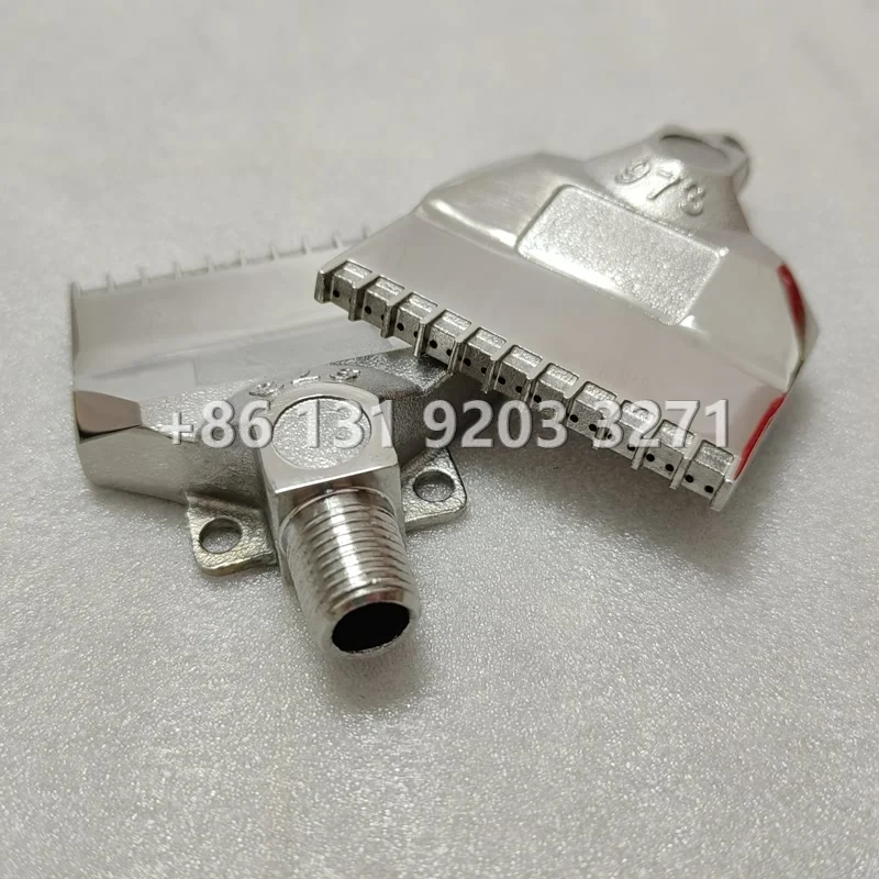 

Spray Nozzle Industrial Stainless Steel Air Knife Curtain Blow off 973 Air Knife Wind Jet Nozzle Compressed Air Blower Nozzle