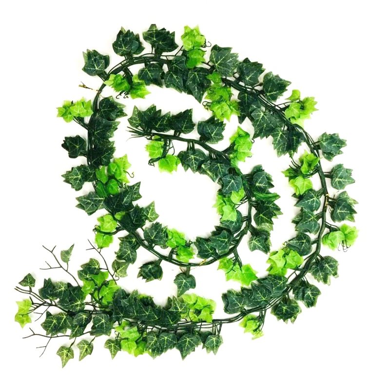 

1Pcs Green Home Decor 2.5M Delicate Kunstmatige Ivy Leaf Garland Planten Fake Gebladerte Bloemen Mooie Party Bruiloft levert