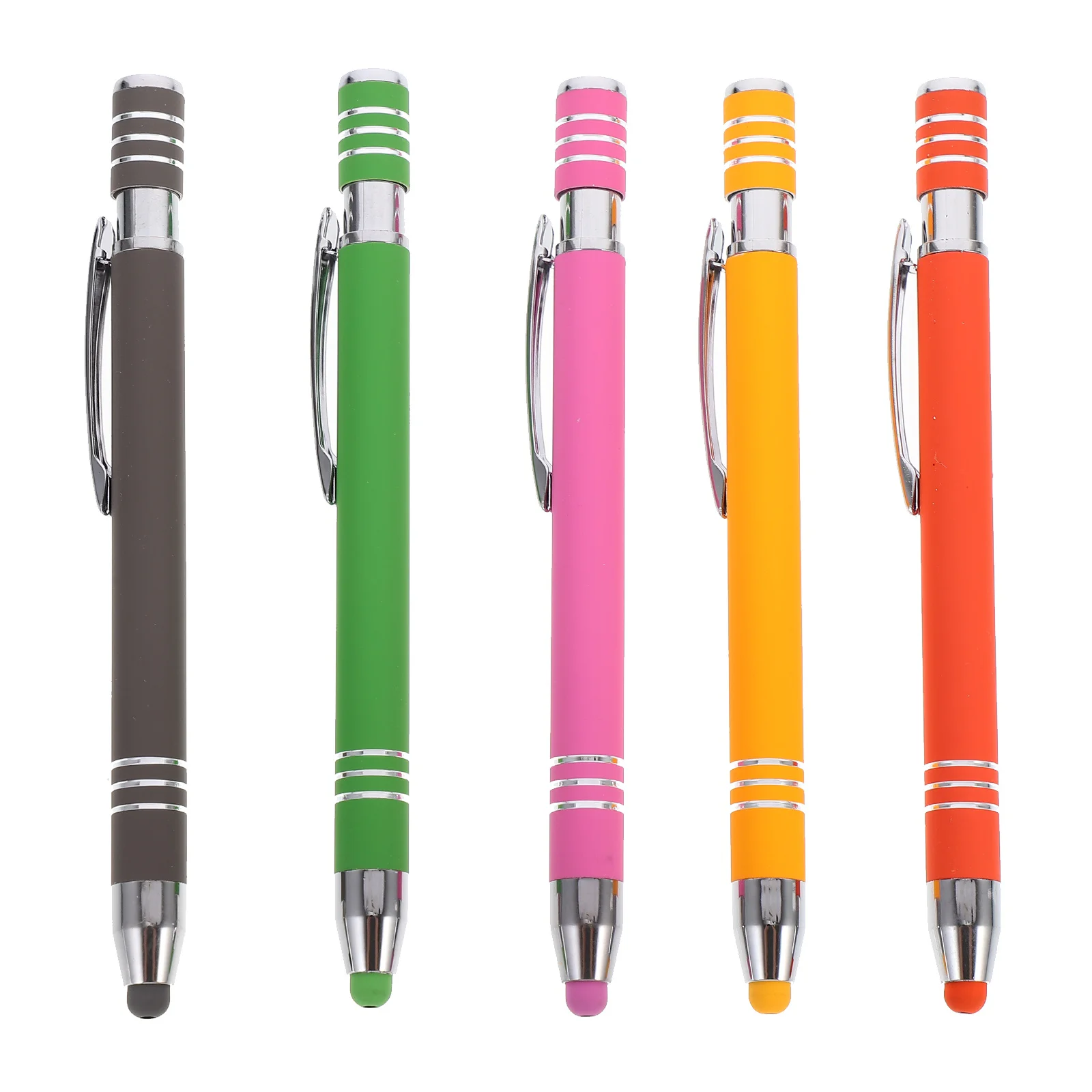 

5Pcs Humanized Handle Capacitive Stylus Creative Stylus Pens (Assorted Color)