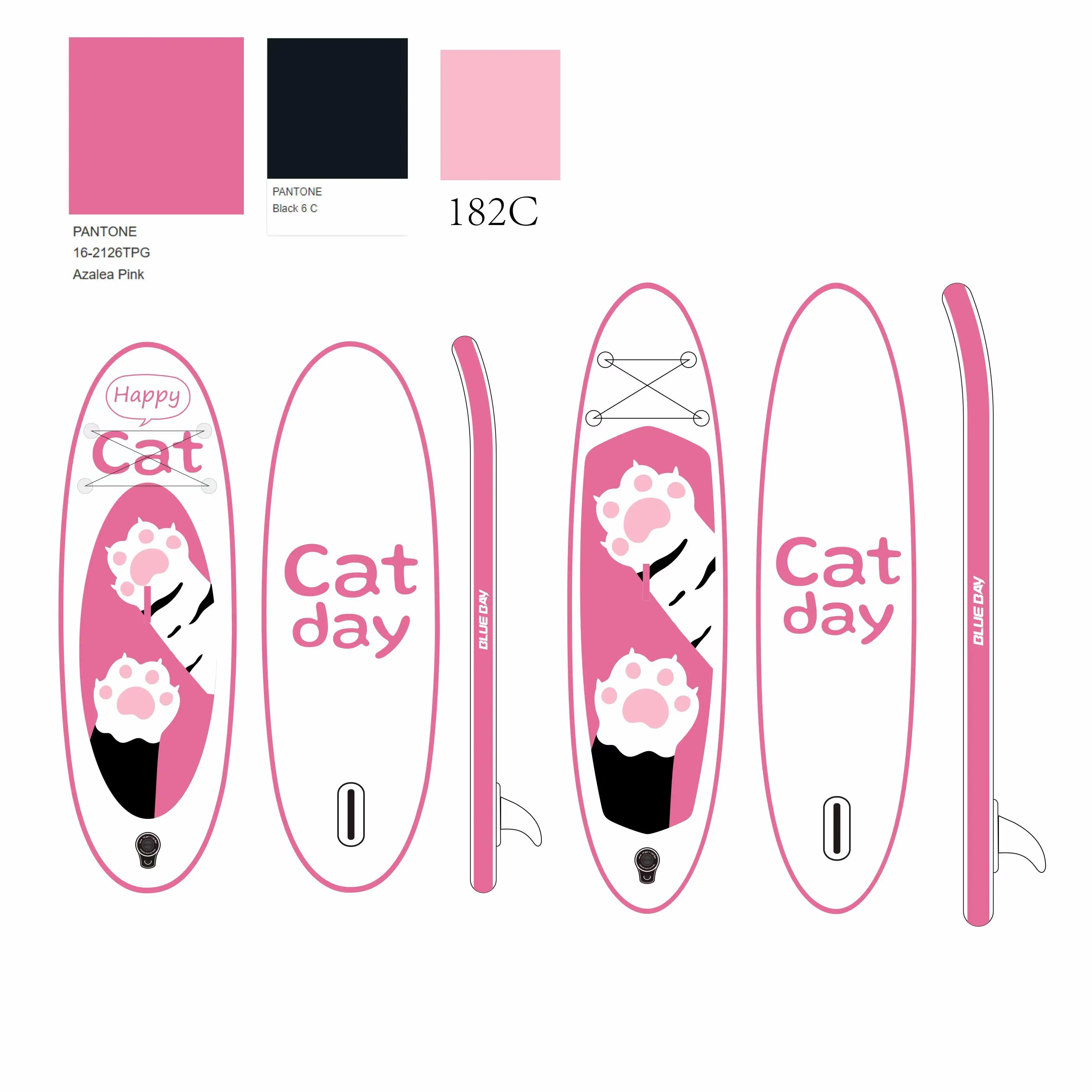 Новый красивый дизайн надувная доска для серфинга SUP Stand Up Paddle Board