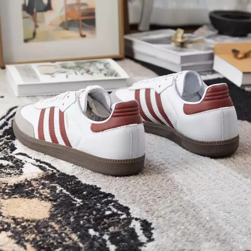 Фото Оригинальные классические спортивные кроссовки Adidas SAMBA OG для мужчин и женщин, белые кроссовки, тренировочные кроссовки, JH8798 №3