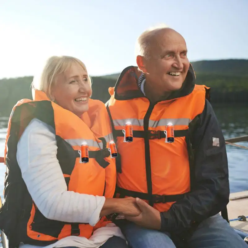 2 шт. спасательные жилеты аварийный светильник яркий защитный стробоскоп океан