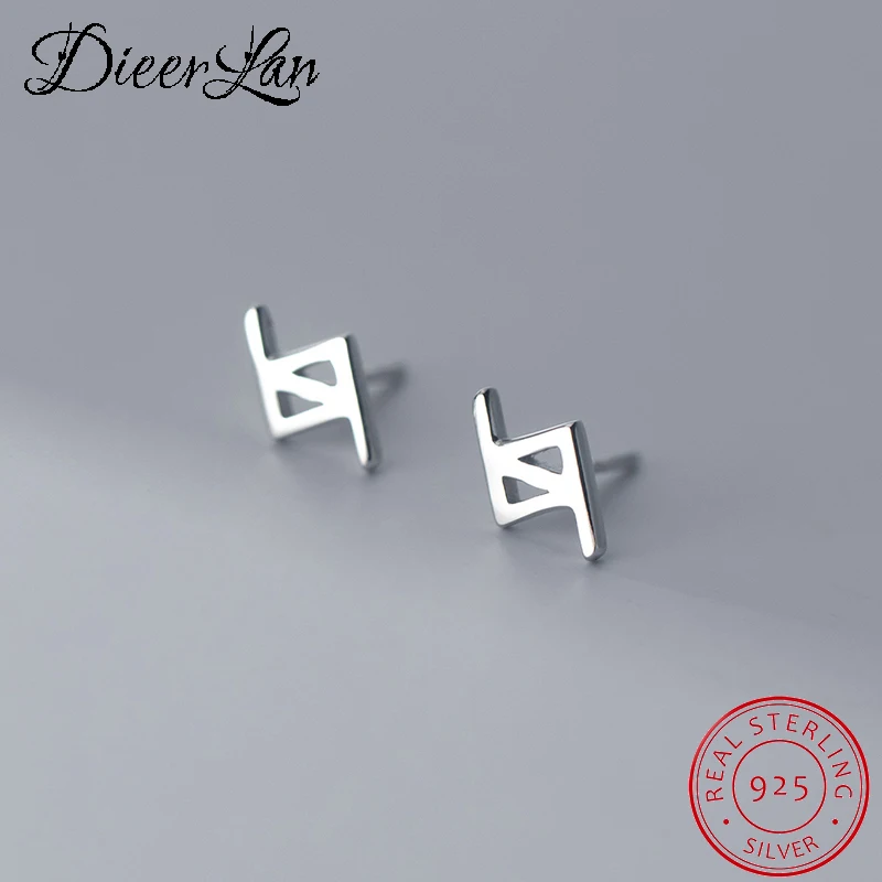 

Женские серьги из серебра 925 пробы, с геометрическим рисунком