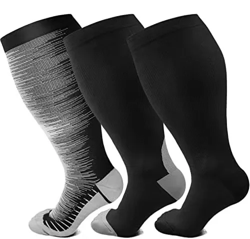 Running men's And women's Compression Socks Fattening Compression Socks Plus Extra Large Socks Patterned Models Sports Socks
