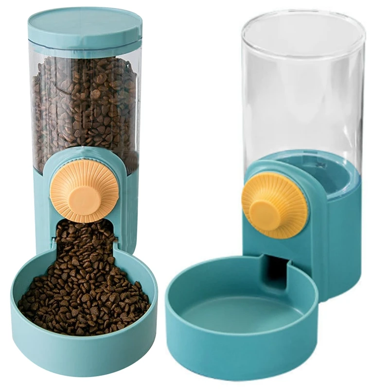 

Cat Hanging Bowl Automatic Water Dispenser Feeder Dog Water Dispenser Cat Hanging Water Dispenser Cage Pet Blue