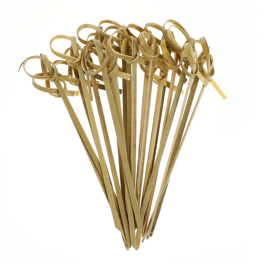 

100Pcs Household Fruit Picks Disposable Cocktail Picks Convenient Bamboo Picks