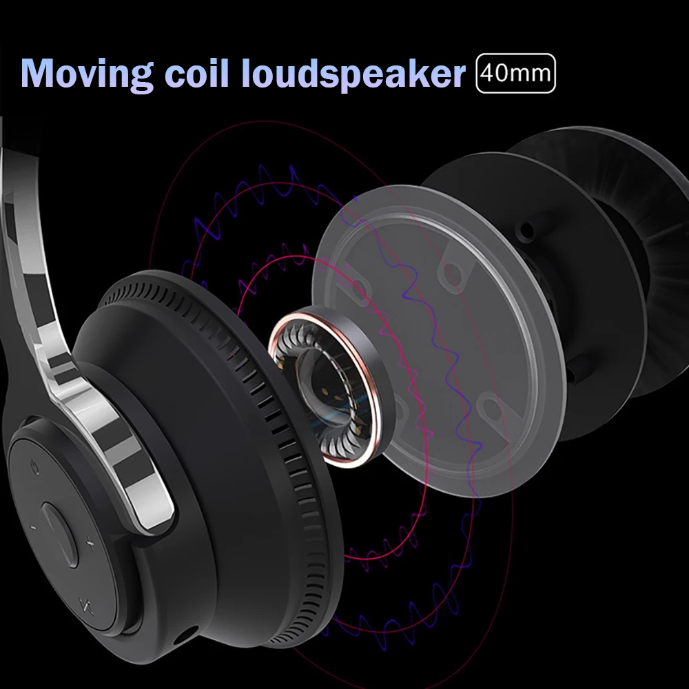 H2 Luminous Head-mounted Bluetooth Headphones Wireless Game All-inclusive Cat Ear Headset enlarge