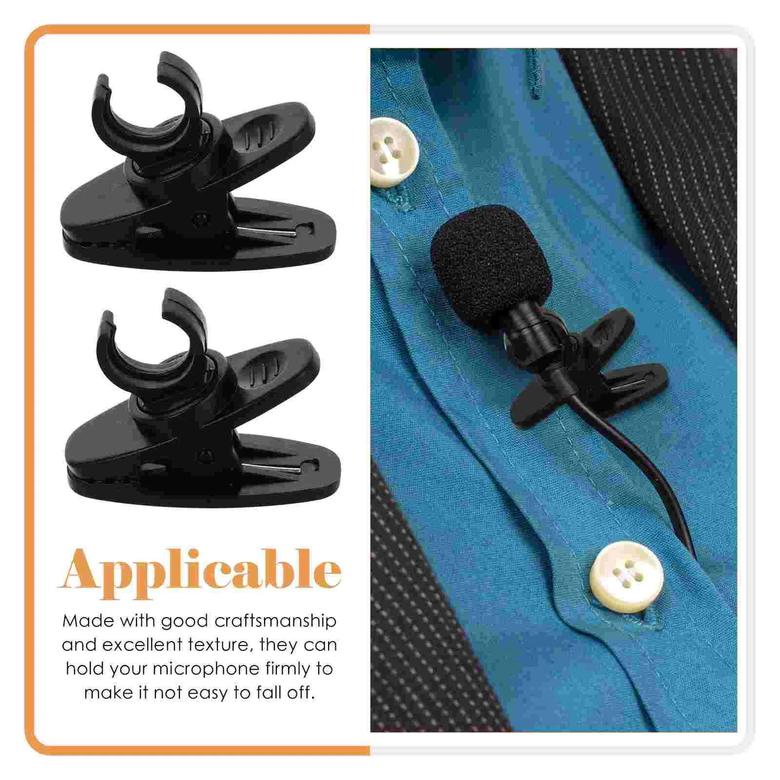 Зажим для микрофона на лацкане