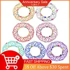 Антистрессовая игрушка для взрослых и детей, игрушки для снятия стресса с мандалой, разнообразная корзина для цветов, игрушка из смягченной стали в виде кольца тридцать шесть