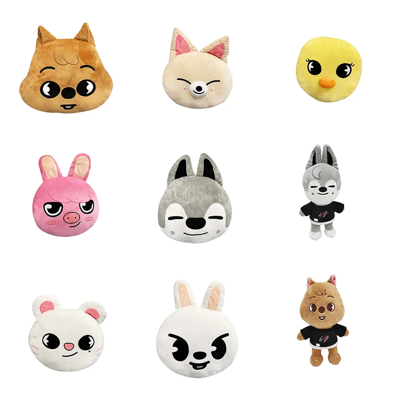 

Skzoo Pillow Kawaii Plush Toys Stray Kids Fans Around Gifts 40CM Skz&Stay Stuffed Dolls Cartoon Stuffed Animals Christmas Gift