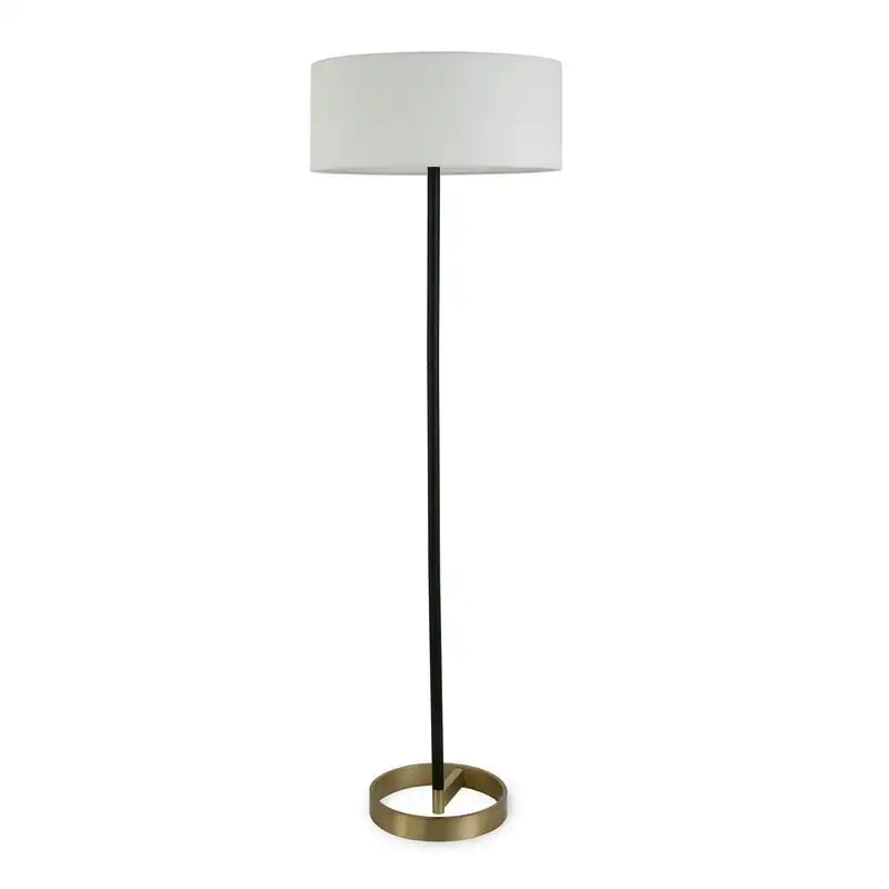

Traditional Metal Two-Tone Floor Lamp