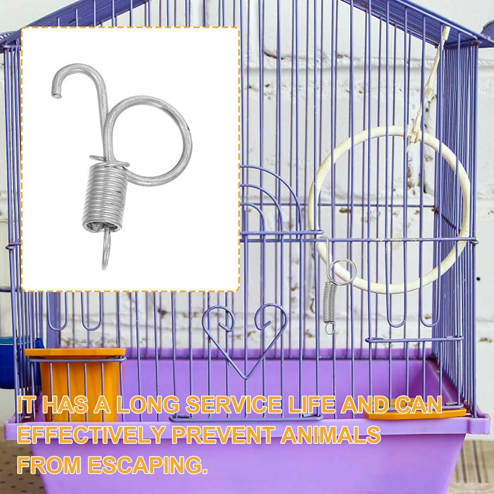 

20pcs Hook Metal Finger Hook Door for Rabbit Cages Doors Wire Cage
