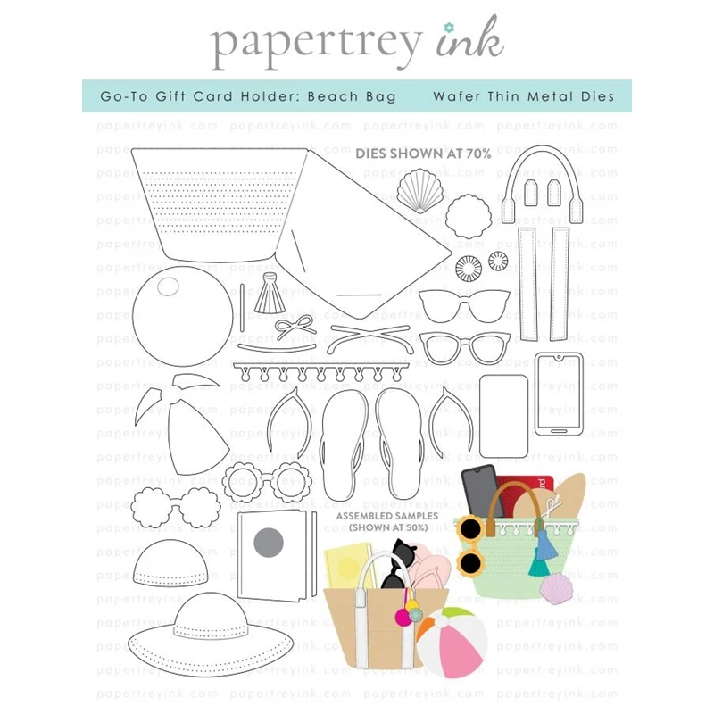 Beach Bag New 2023 Metal Cutting Dies Scrapbooking For Paper Making Frames Card Craft No Stamp